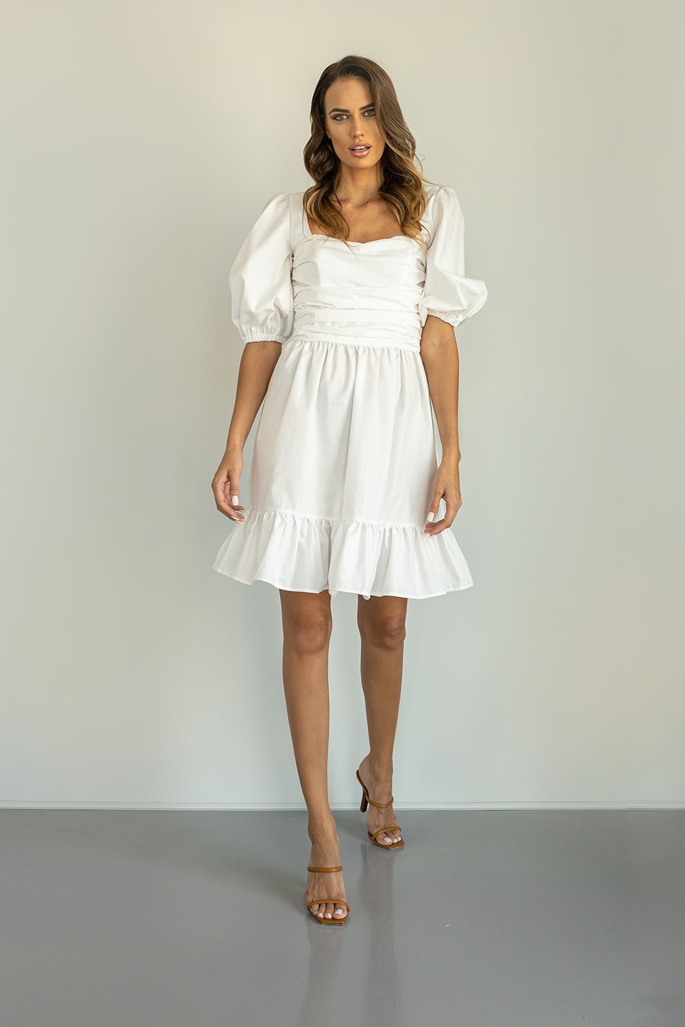 Poplin cotton dress
