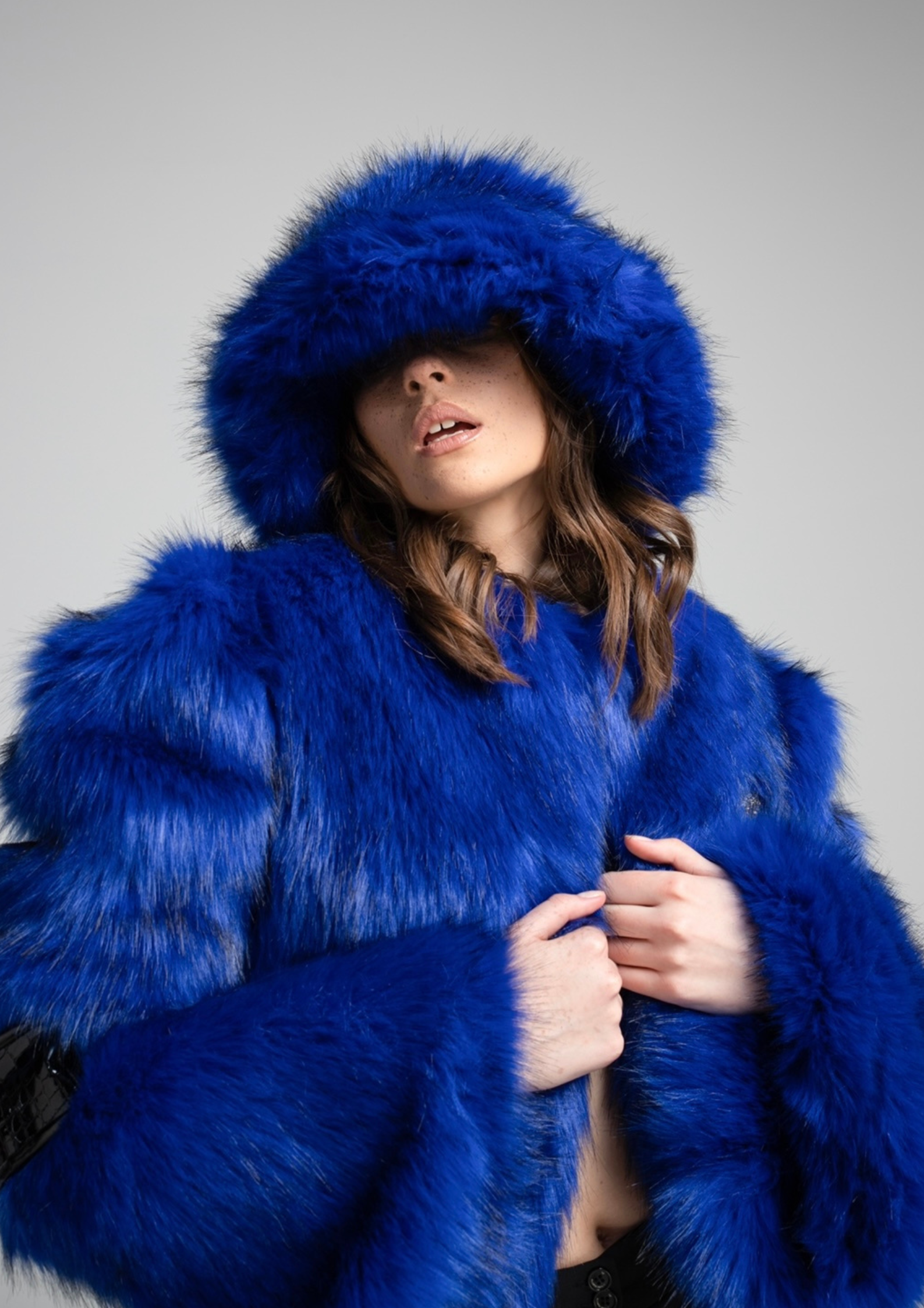 Blue Sapphire Fur Coat